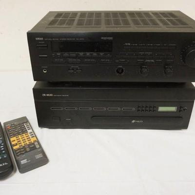 1263	YAMAHA RX-V670 STEREO RECEIVER AND NILES ZR-Y630 AMPLIFIER

