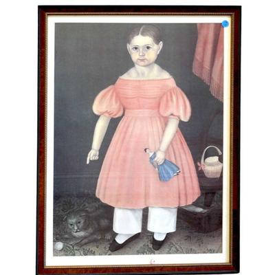 PORTRAIT OF MARY JANE SMITH BY JOSEPH WHITING STOCK PRINT