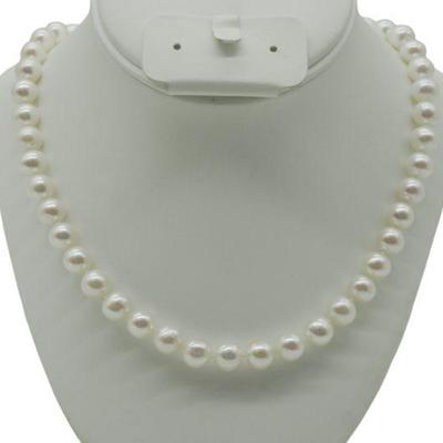 ESTATE SOFIA 24" PEARL NECKLACE 14K CLASP