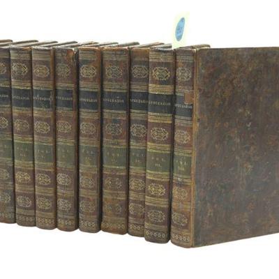 THE SPECTATOR BY A. CHALMERS ORIGINAL ANTIQUE 10 VOLUMES