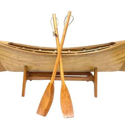 LARGE WOOD DORY BOAT MODEL