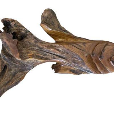 SIGNED WOODHAWK (TED PAGE) FISH SCULPTURE
