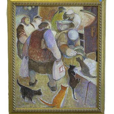 JOHN FREDERIC DER (1926-1996) THE FISHMONGERS