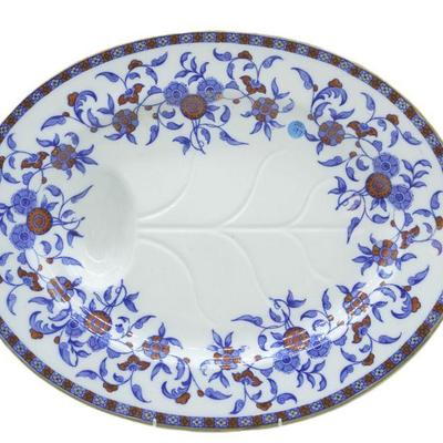 ANTIQUE WEDGWOOD INDIANA IMARI MEAT PLATTER