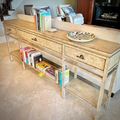 Modern farmhouse console table