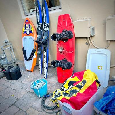 Sale Photo Thumbnail #181: Water skis, knee board, wakeboard