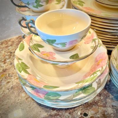 Franciscan "Desert Rose" china set - 60+ pieces