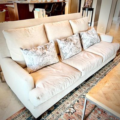 Lee Industries off-white Lawson sofa