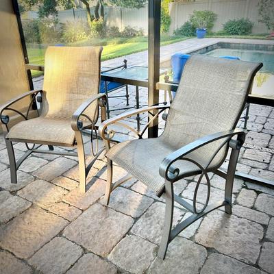 2 patio chairs
