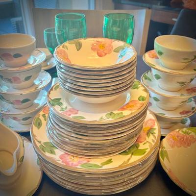 Franciscan "Desert Rose" china set - 60+ pieces