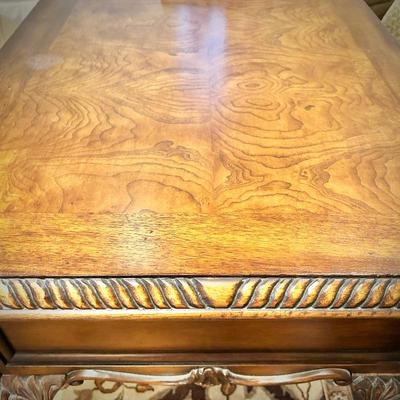 Hooker "South Seas" writing desk and 4-drawer chest
