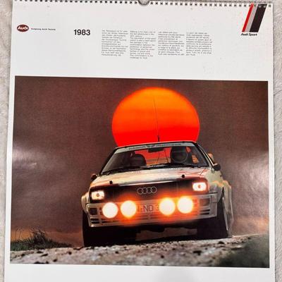 Audi Sport 1983 Calendar