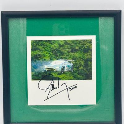 Framed & Signed Exotic Car Photo
