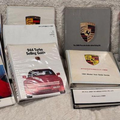 (11) Porsche Dealer Binders
