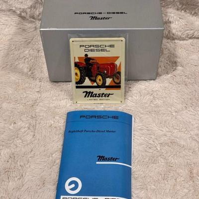 Porsche Diesel Master Box With Metal Sign
