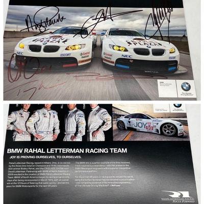 2010 Autographed 11” BMW Rahal Letterman Racing Team
Tommy Milner, Bill Auberlen, Joey Hand, Dirk Müller