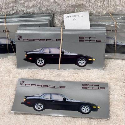 (3) Stacks Of Porsche 944 & 944S Sales Brochures #1
