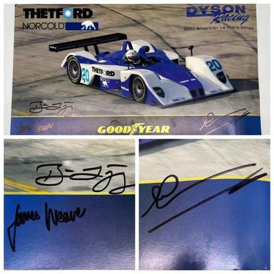 2003 Dyson Racing 14” Autographed 2003 American Le Mans Series
