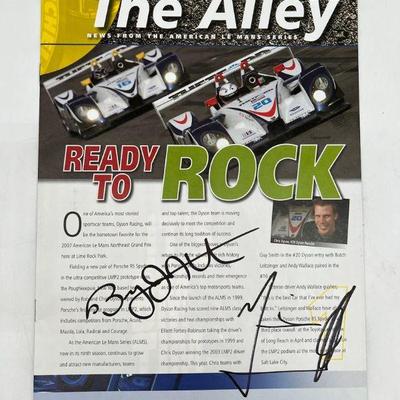 Lime Rock 2007 Autographed The Alley News From The American Le Mans Series
