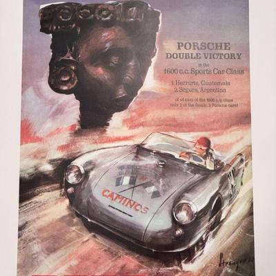 Porsche Panamericana Mexico Signed And Numbered Print
