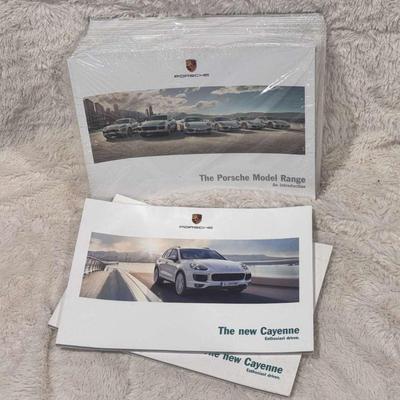 The Porsche Model Range Brochure Stack
