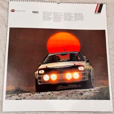 Audi Sport 1983 Calendar