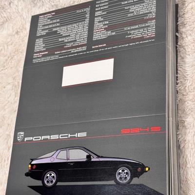 Porsche 924S Sales Brochures Unfolded 1987
