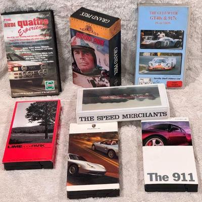 (7) Car Related VHS Tapes
