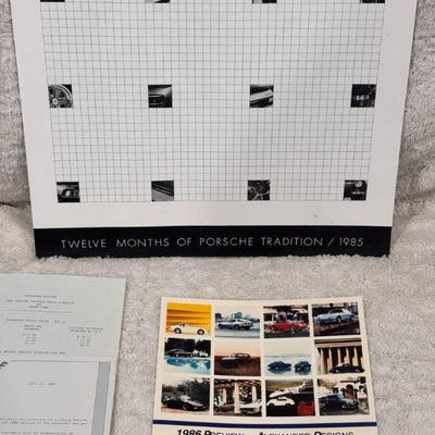 Twelve Months Of Porsche Tradition 1985 Calendar

