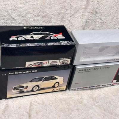 (4) Model Car Boxes - Empty
