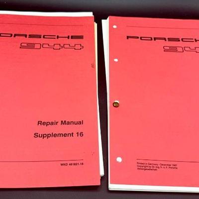 Porsche Repair Manual Supplement 16 & More
