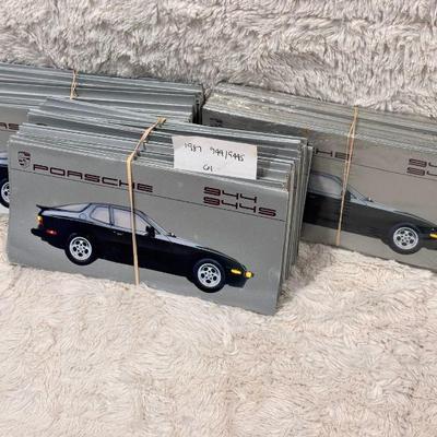 (3) Stacks Of 1987 944 & 944S Sales Brochures #2

