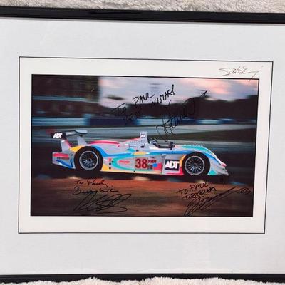 Signed Porsche Framed Print
