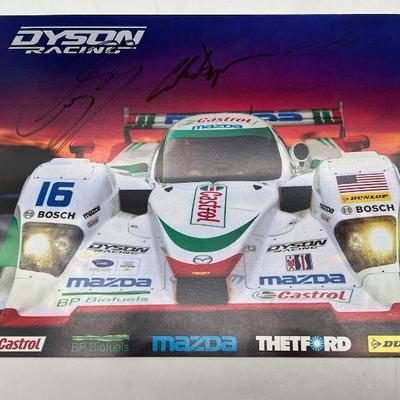2010 Guy Smith Chris Dyson Andy Meyrick 11” Dyson Racing Autographed
