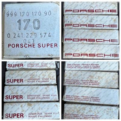 (4) Sealed in Box Porsche Super Spark Plugs
