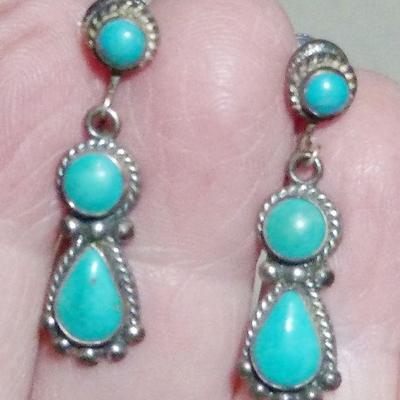 Sterling Turquoise earrings