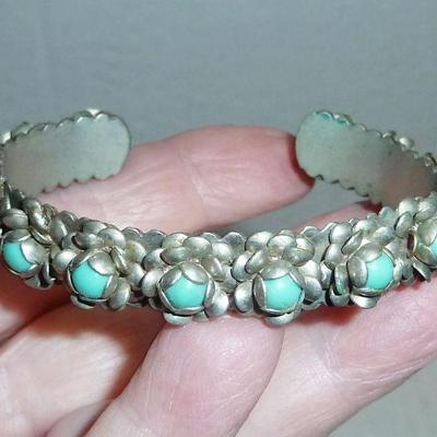 Turquoise vintage cuff