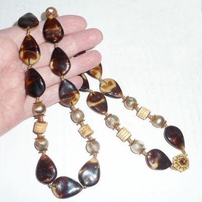 Signed Miriam Haskell neck