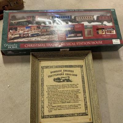 Lot 190 | Christmas Train & Chattanooga Choo Choo Cert.
