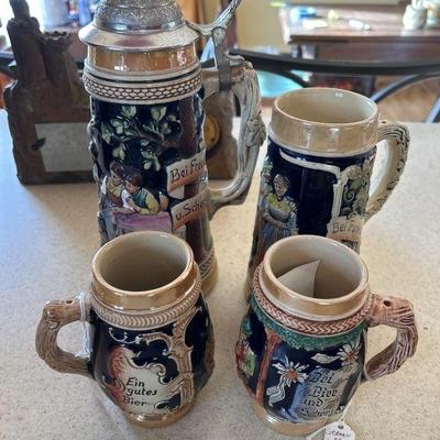 Lot 98 | Vintage German Beer Steins
