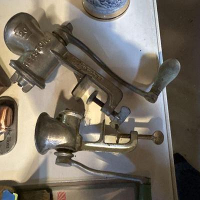 Lot 166 | Vintage Keystone Meat Grinder & More
