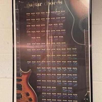 Lot 183 | Trends International Guitar Chords Poster
