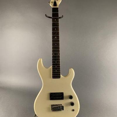 Lot 47 | Kay Star Ter Series Ivory Electric Guitar w Stand
