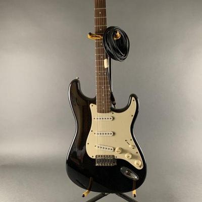 Lot 57 | Fender Squier Strat Electric Guitar W Stand
