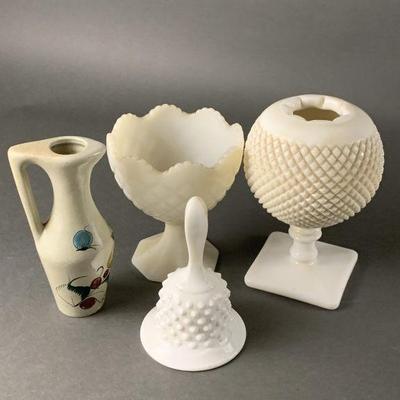 Lot 80 | Milk Glass & Pottery Lot
