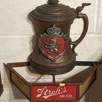 Lot 186 | Vintage Strihs Beer Sign Advertisement
