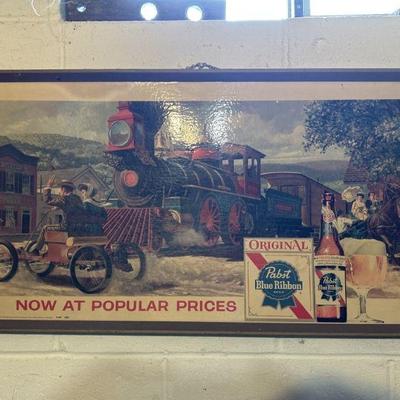 Lot 172 | Vintage Pabst Blue Ribbon Beer Sign
