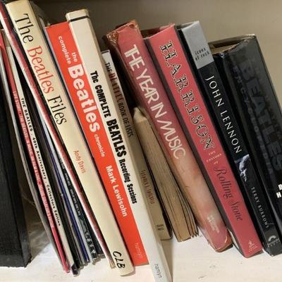 Lot 87 | Lot of Beatles Magazines & Books On Shelf
