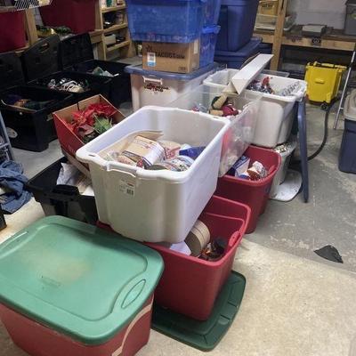 Lot 141 | Large Lot Of Christmas Decorations
