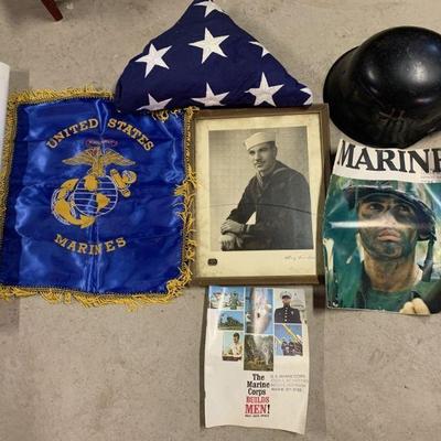 Lot 173 | Vintage Marines & Military Lot

